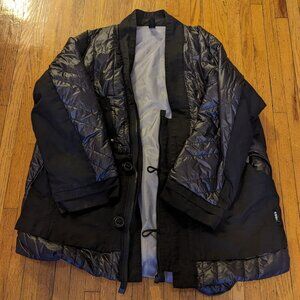 THERMOLITE Functional Techwear Kimono Jacket – Black, Size L